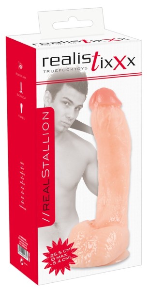Real Stallion: Dildo (27cm), haut - vergleichen und g&uuml;nstig kaufen